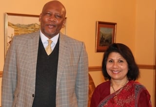 King Letsie III and UNFPA Representative Concerned about Maternal Mortality