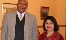 King Letsie III and UNFPA Representative Concerned about Maternal Mortality