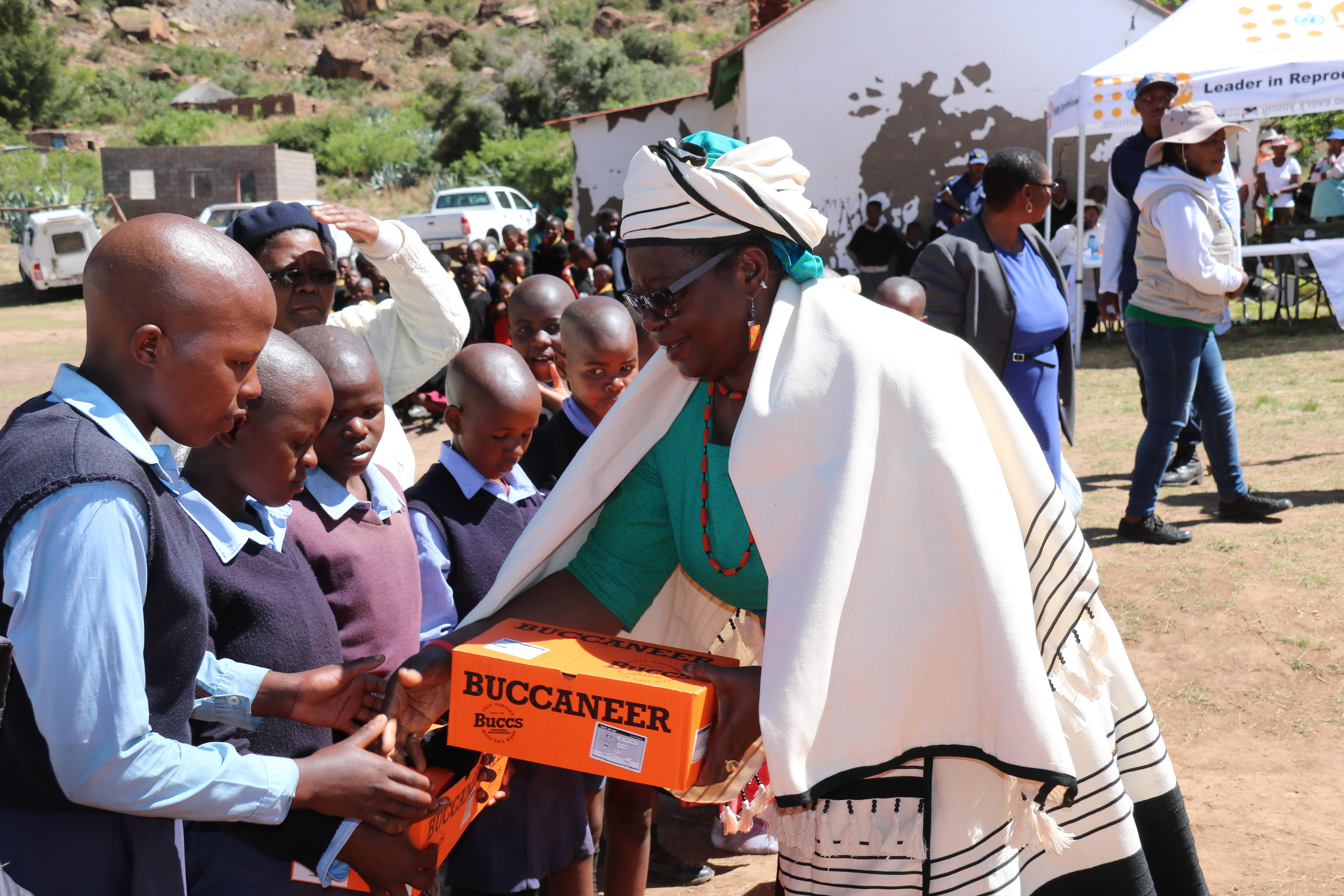 Girls Get Shoes, Dignity Kits During Day of Girl Celebrations 