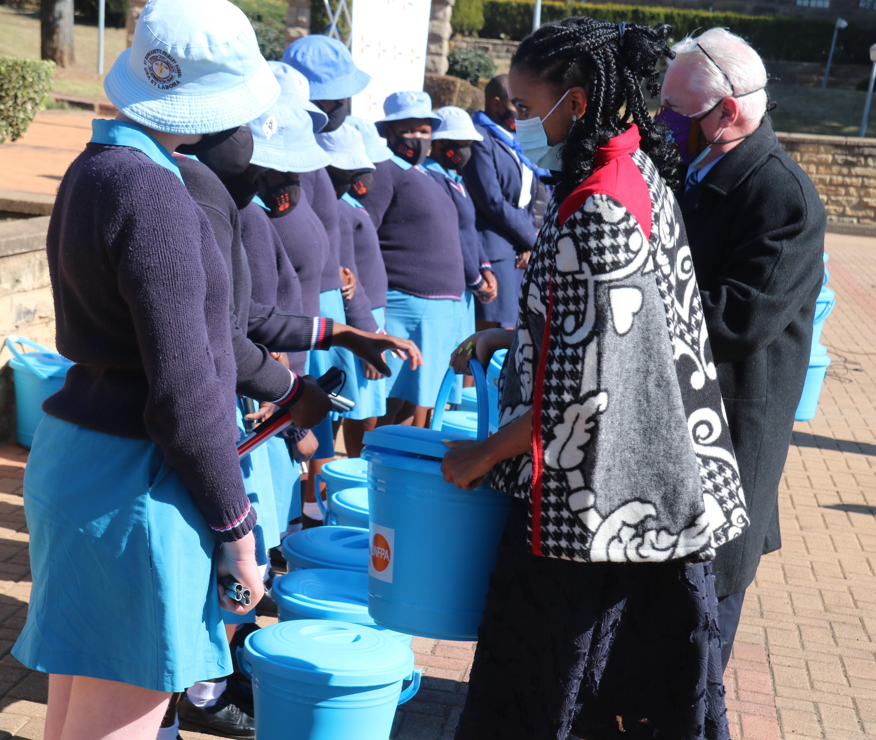 UNFPA Hands Over Dignity Kits to Princess Senate